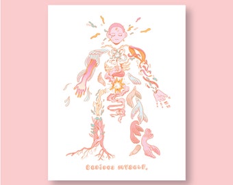 Besides Myself | Original Riso Print | Metaphysical Anatomy