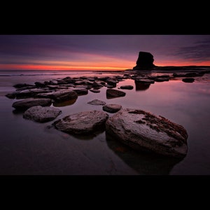 Greetings card - Black Nab, Saltwick Bay, North Yorkshire