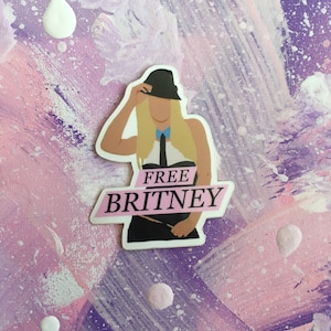 Free Britney Vinyl Sticker - All Profit goes to Charity! - Britney Spears - Stop the Conservatorship - Feminism - Feminist activism