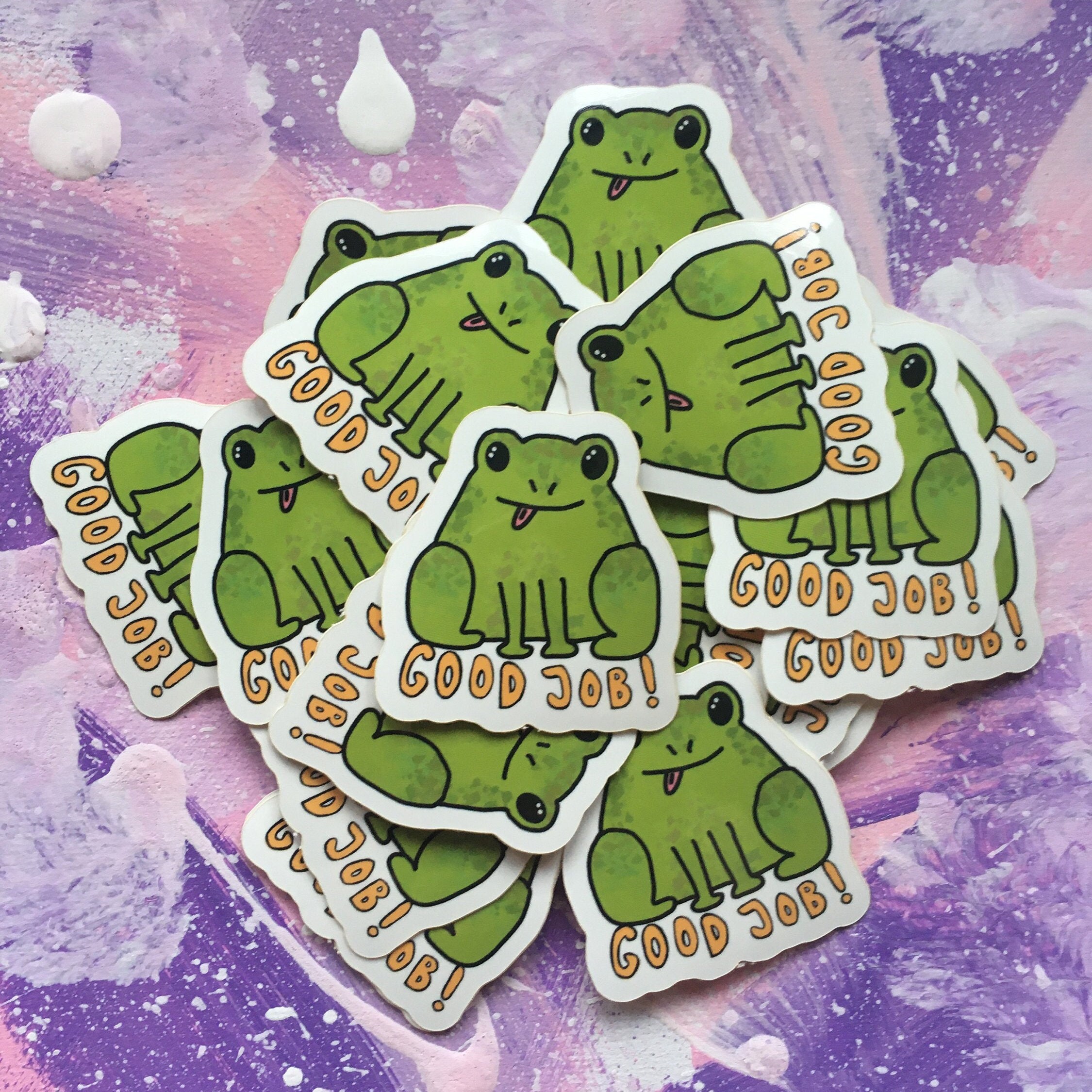 Froggie - Vinyl Sticker - Waterproof - Waterbottle - Laptop - Frog ...