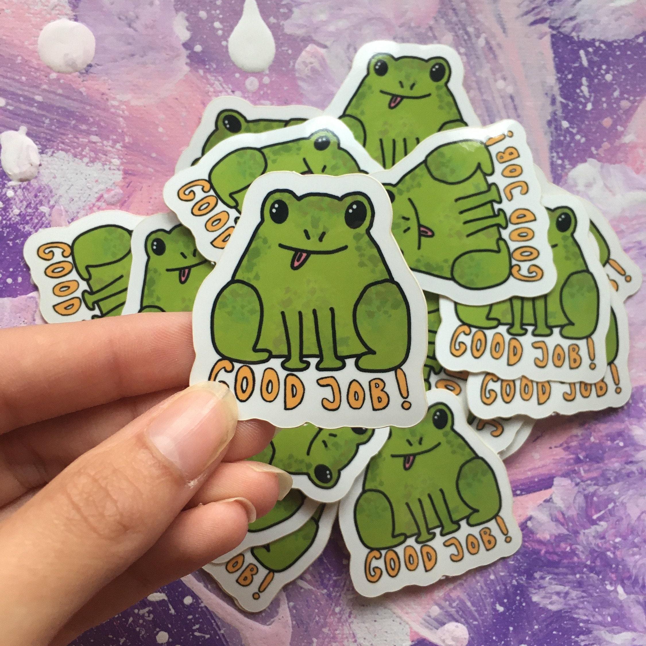 Froggie - Vinyl Sticker - Waterproof - Waterbottle - Laptop - Frog ...