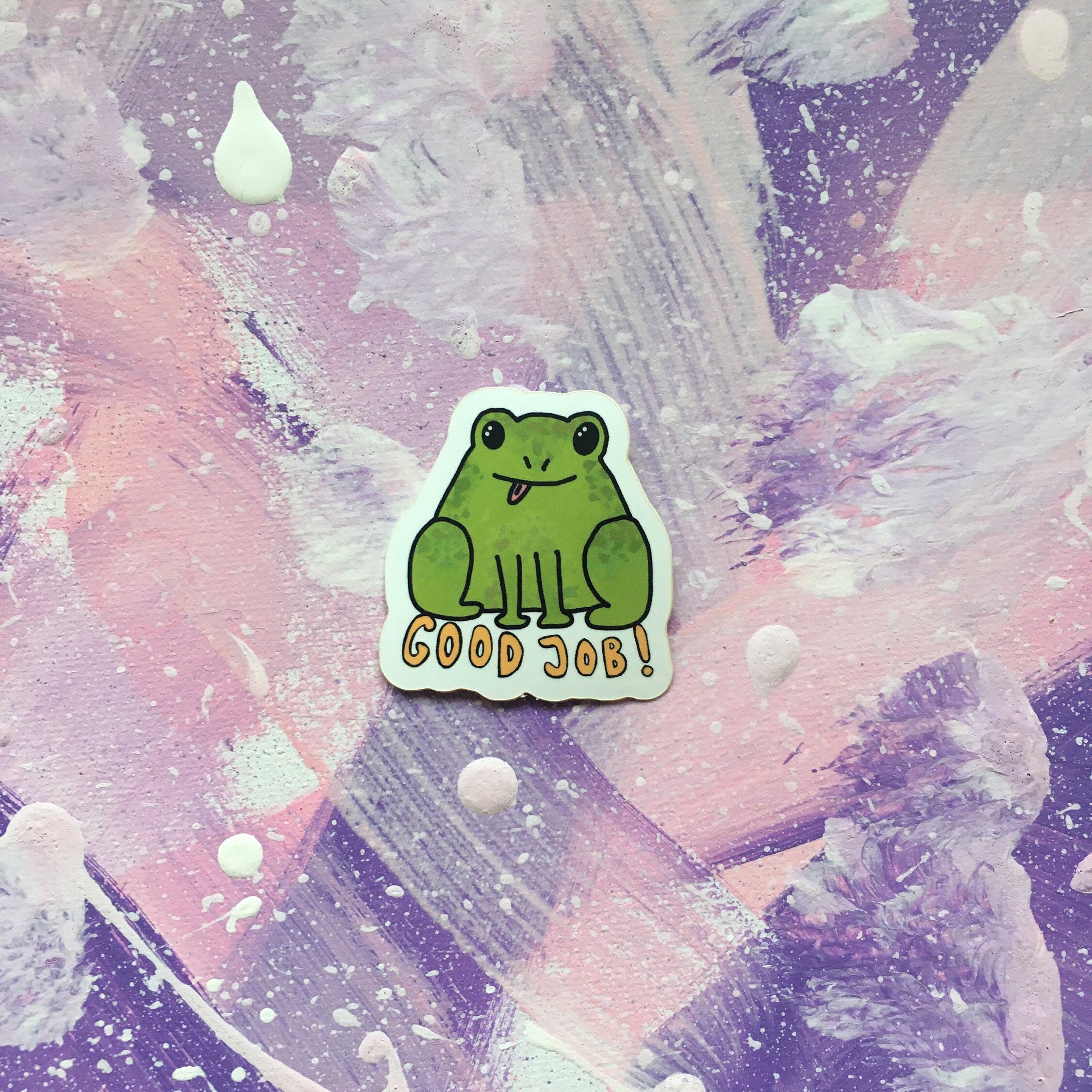 Froggie - Vinyl Sticker - Waterproof - Waterbottle - Laptop - Frog ...