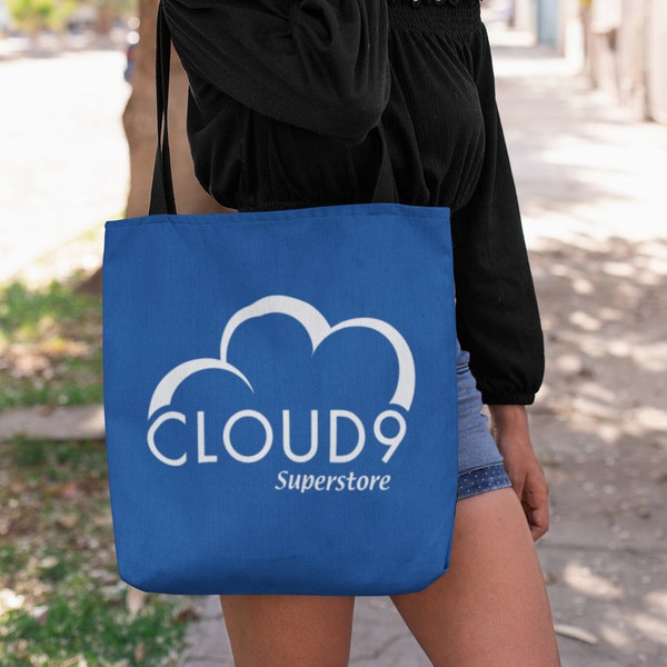 On Cloud 9 Tote Bags Etsy
