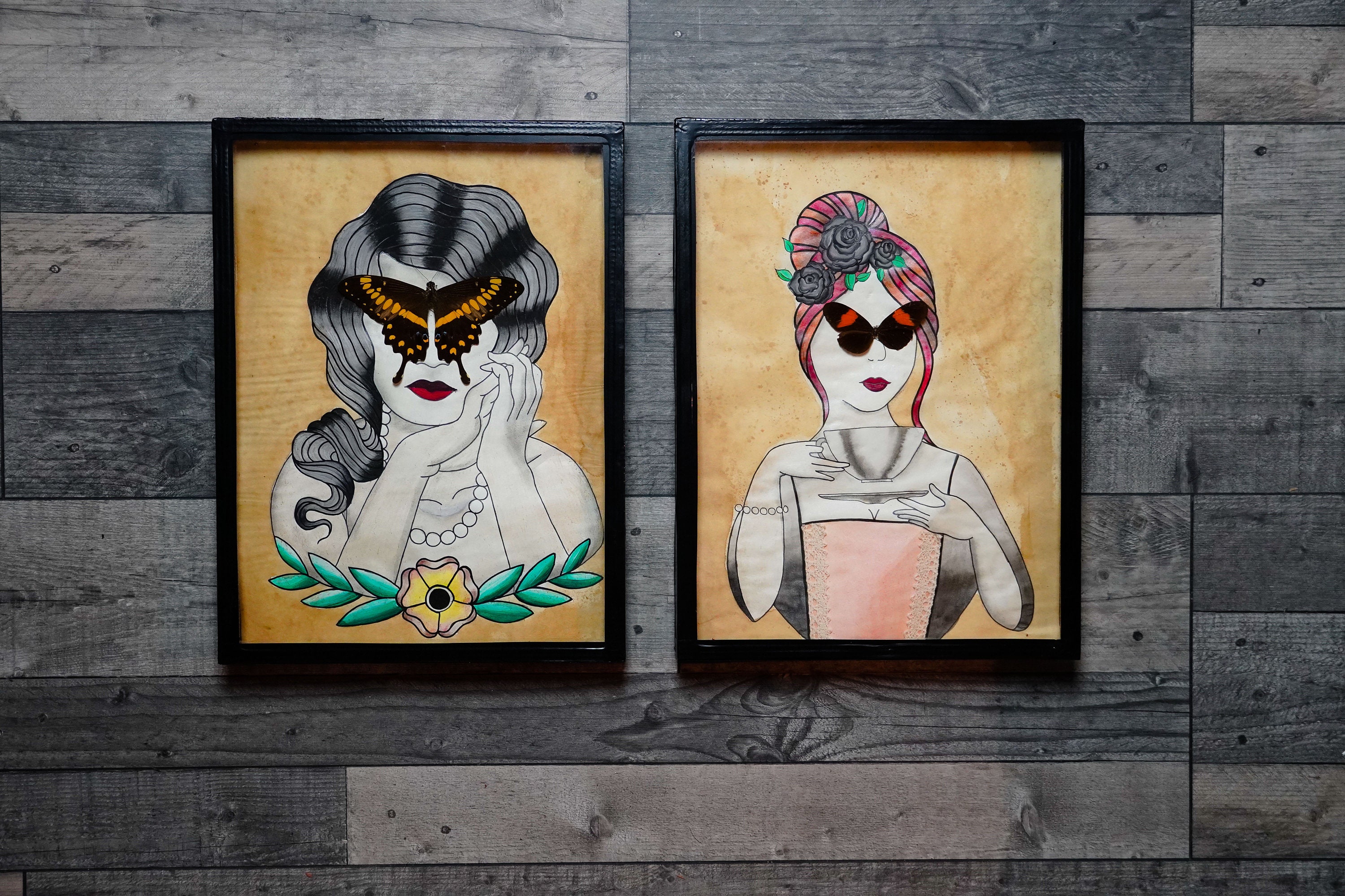 Cadres - Des Papillons Dans Les Yeux | Vendus Séparément, Prix à L'unité