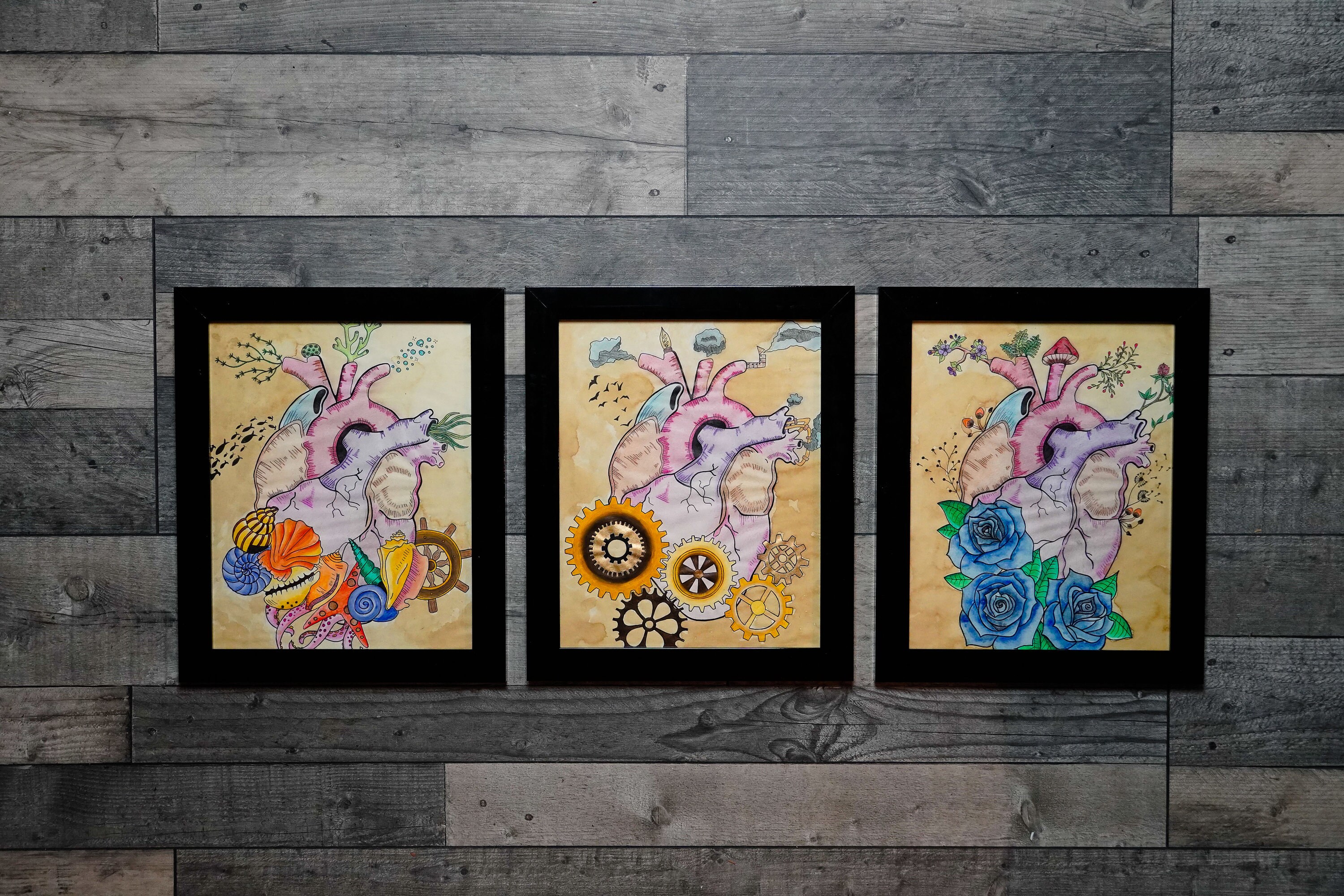 Cadres - Coeurs à Prendre | Vendu Séparément, Prix L'unité