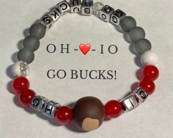 Stone Armory Ohio State Charms | Ohio State Brutus Buckeye With Red Block O And Buckeye Leaf Charm | Officially Licensed Ohio State Jewelry | OSU Charms | Ohio State Gifts - Foto 11