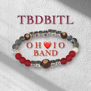 Pulsera elástica con el logo "TBDBITL" de la Universidad Estatal de Ohio. Regalo de graduación.