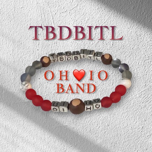 Ohio State ”TBDBITL” band stretch bracelet Graduation gift