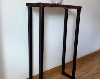 Industrial style console legs