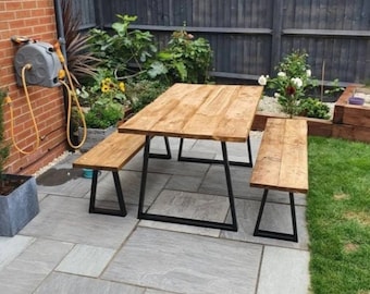 A set of 2 Industrial table legs