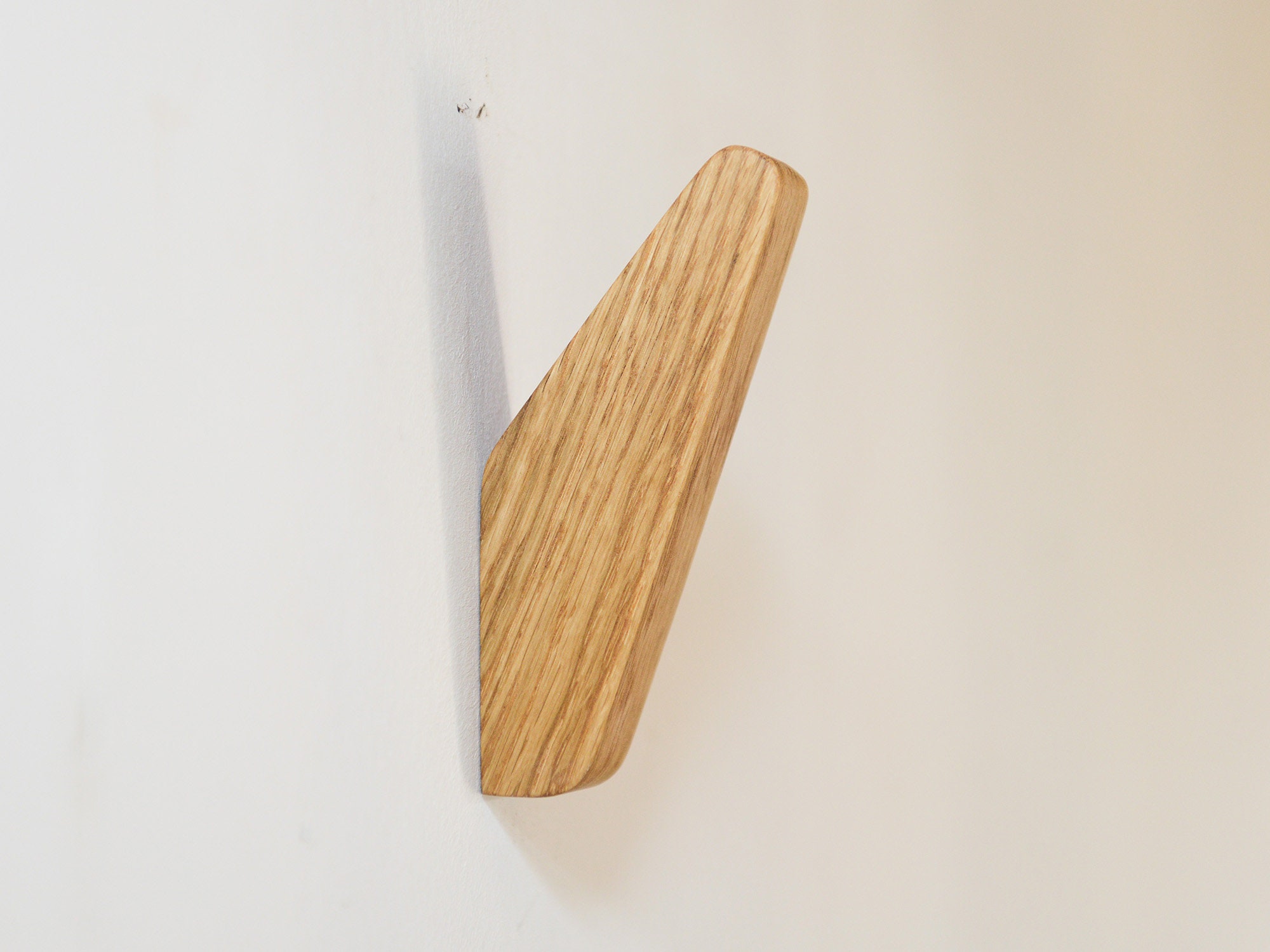 Crochet Mural en Chêne Massif, Patère