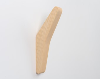 Solid ash wall hook