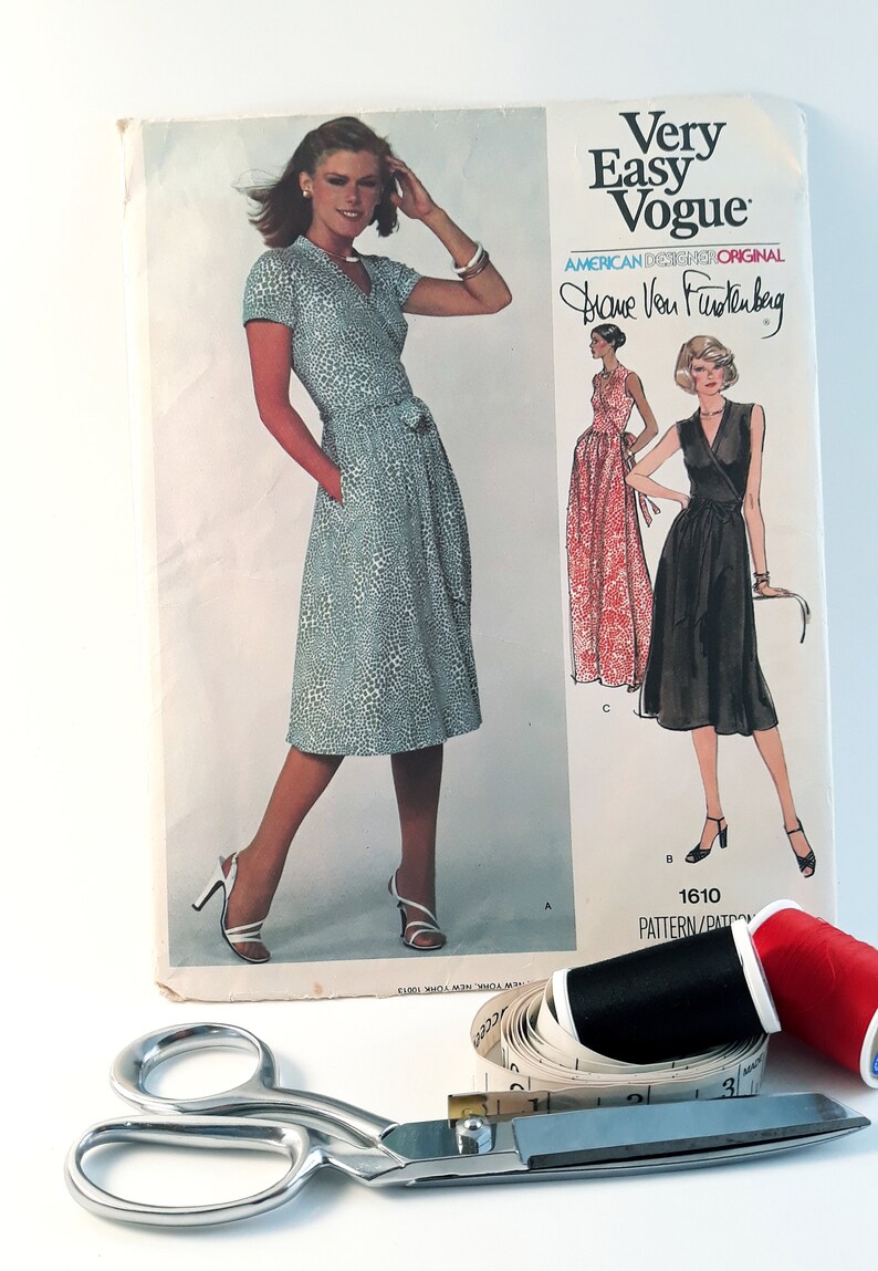 dvf wrap dress pattern