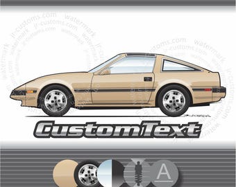OPEN YY::Tシャツ:M[RESALE] Nissan Fairlady 300ZX Z32 1991 2000 T Shirt JDM Clothing Car