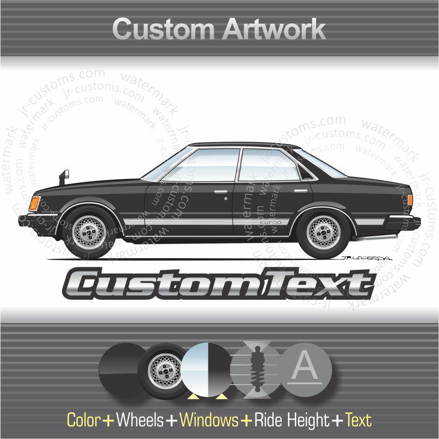 Custom 1988-90 1981-84 Toyota X30 X40 X50 X60 Cressida GL