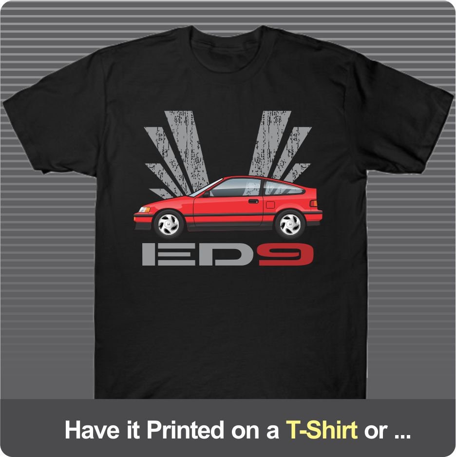 Honda crx t clearance shirt