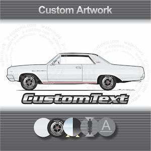 Custom 1961-63 1964-67 Buick Special Skylark Sport Wagon Coupe Sedan Gran Sport GS Convertible Art for T-Shirt long sleeve hoodie mug Print