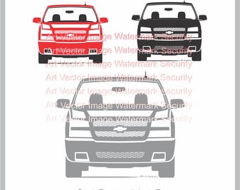 Silverado SS Truck SVG, PNG Vector File (Digital Download)