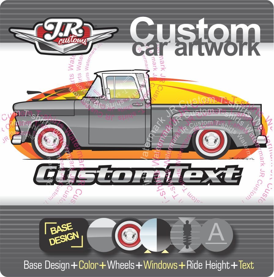 Custom 1960 1961 60 61 Chevy Apache Stepside Low Lowrider C10 Etsy