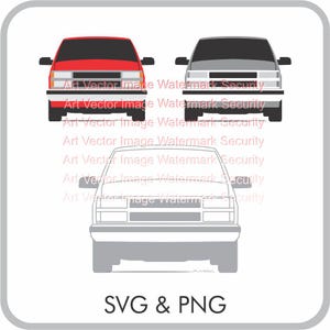 1988-98 Chevy Chevrolet OBS silverado 1500 Pickup Truck  front view svg vector Silhouette Cut Files Design Clip Art Paper Craft Laser Cricut