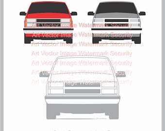 1988-98 Chevy Chevrolet OBS silverado 1500 Pickup Truck  front view svg vector Silhouette Cut Files Design Clip Art Paper Craft Laser Cricut