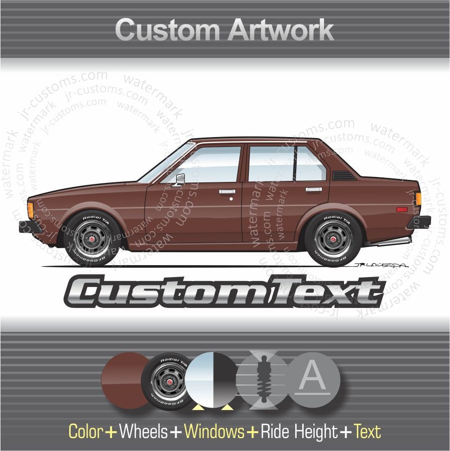 Custom 1980 1981 1982 80 81 82 Ke70 Ae70 CS Toyota Corolla 4