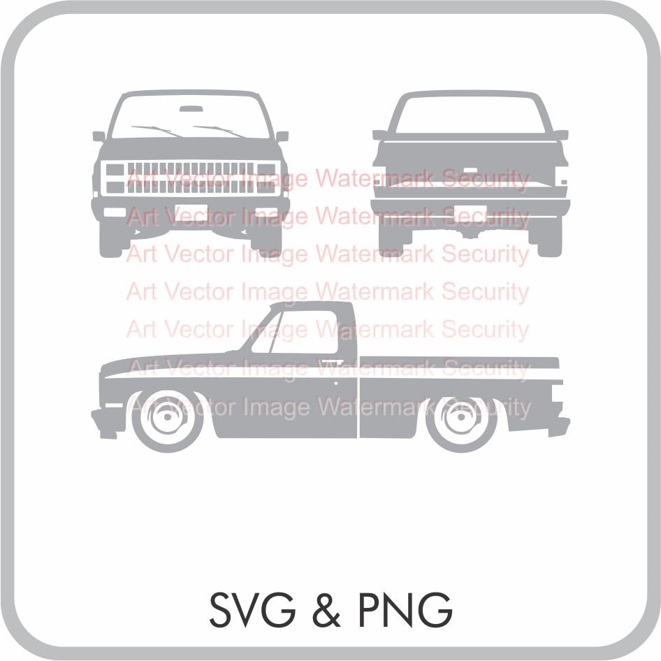 Square Body Chevy Truck Clipartnull