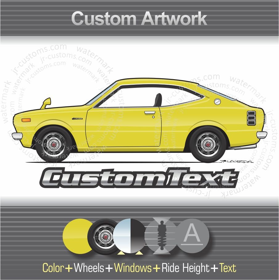 Custom 1974 1975 1976 1977 74 75 76 77 Toyota Corolla E35