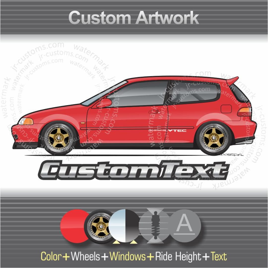 Custom 1992 1993 1994 1995 92 93 94 95 EG EH3 EH2 Civic Sir