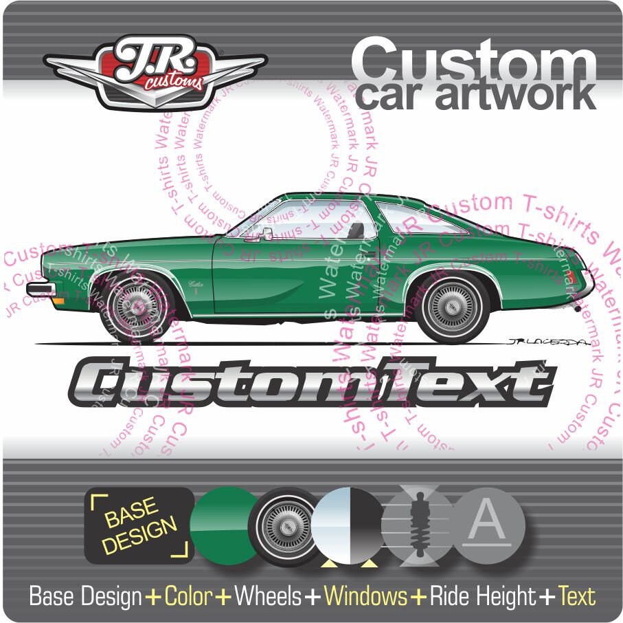 Hand Drawn Oldsmobile Cutlass Supreme Sticker for Sale by itsrturn