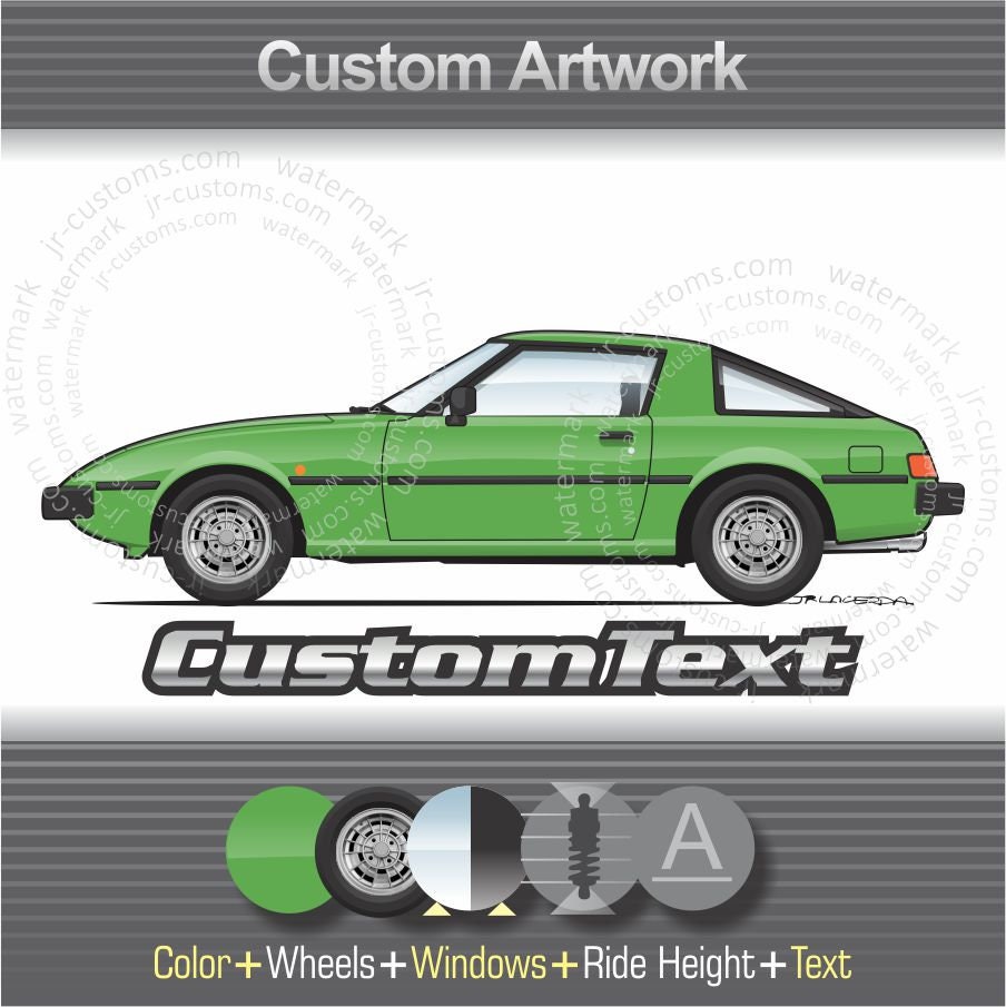 LS-COLLECTIBLES LS043B Scale 1/18 | MAZDA RX-7 COUPE 1989 WHITE