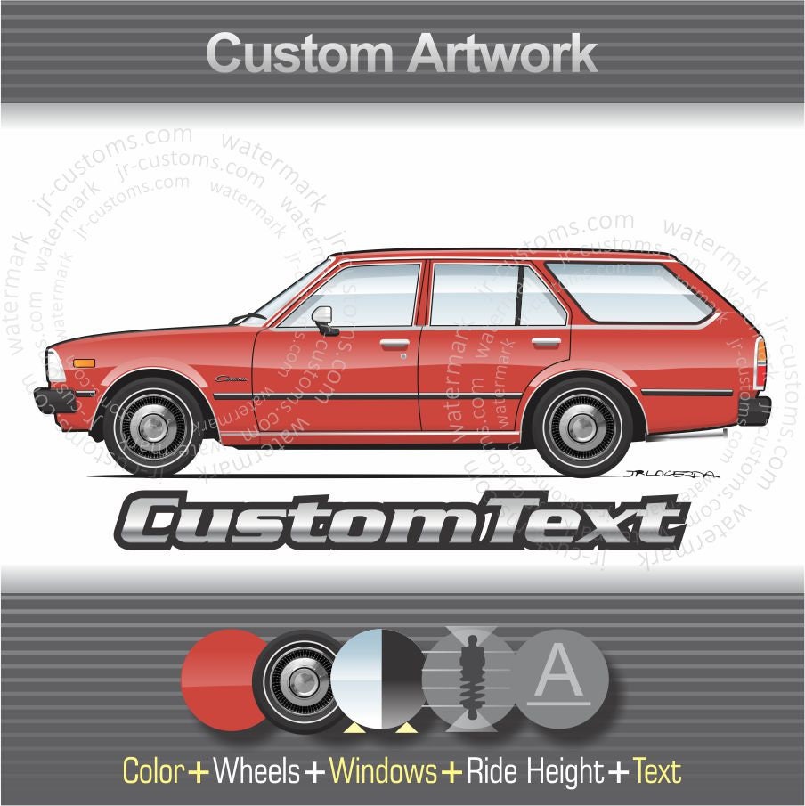 Custom 1979 1980 1981 1982 1983 Toyota Corona T130 Le XX Sedan