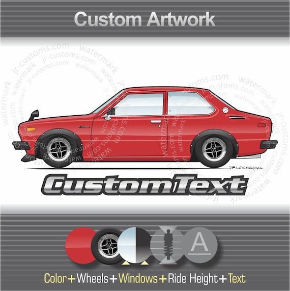 Custom 1975 1976 1977 1978 75 76 77 Toyota Corolla E30 E31 2