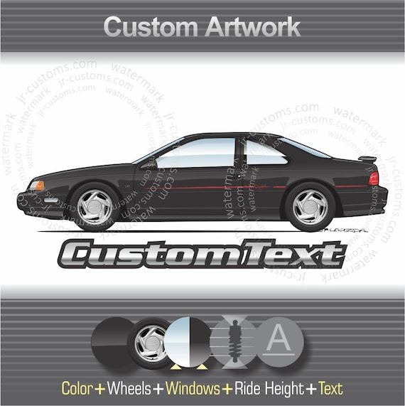 starter 1/43Ford Thunderbird 1992 キット s-l1200.jpg