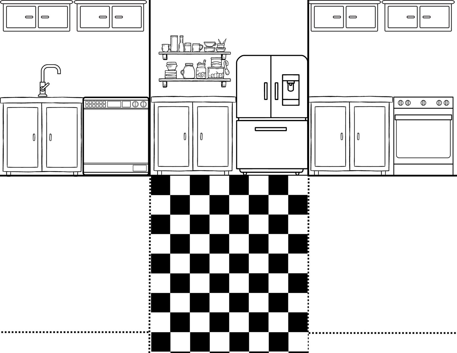 Build Your Own Dollhouse: Kitchen - Etsy