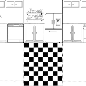 Build Your Own Dollhouse: Kitchen - Etsy