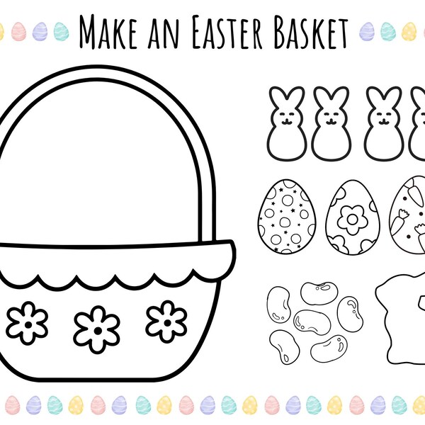 Easter Craft for Kids: Make an Easter Basket Printable