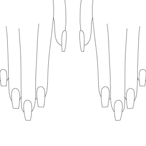 Nail Art Practice: Manicure Printable Coloring for Kids