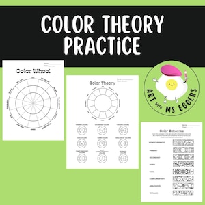 Color Wheel and Color Schemes (US & UK Versions), Color Theory, Colour Wheel,