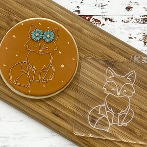 Fox Cookie Embosser | Woodland, Cute | KooKee Creative