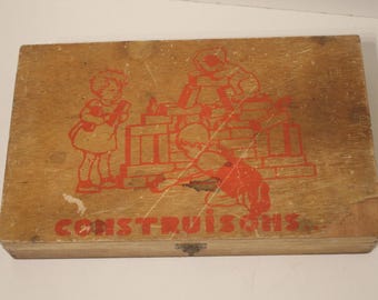 Ancien jeu de construction Garnier n°1504 France