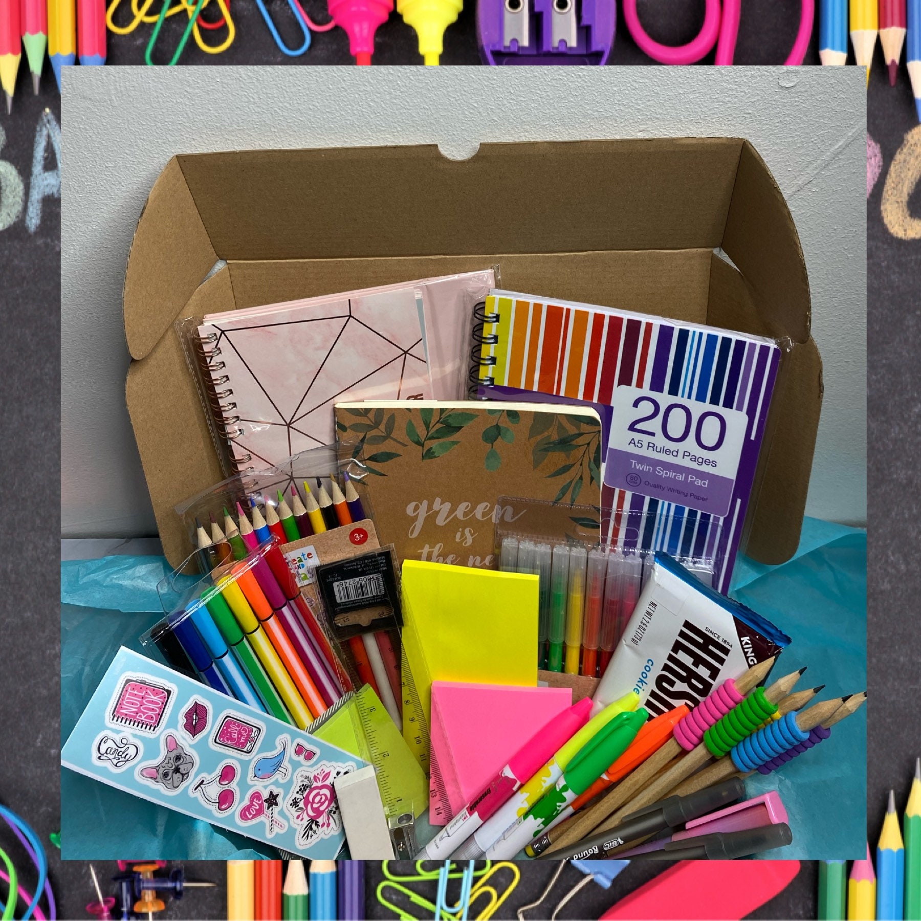Back to School Box Etsy UK