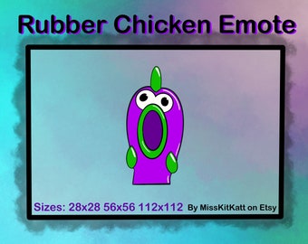 Purple Rubber Chicken Emote