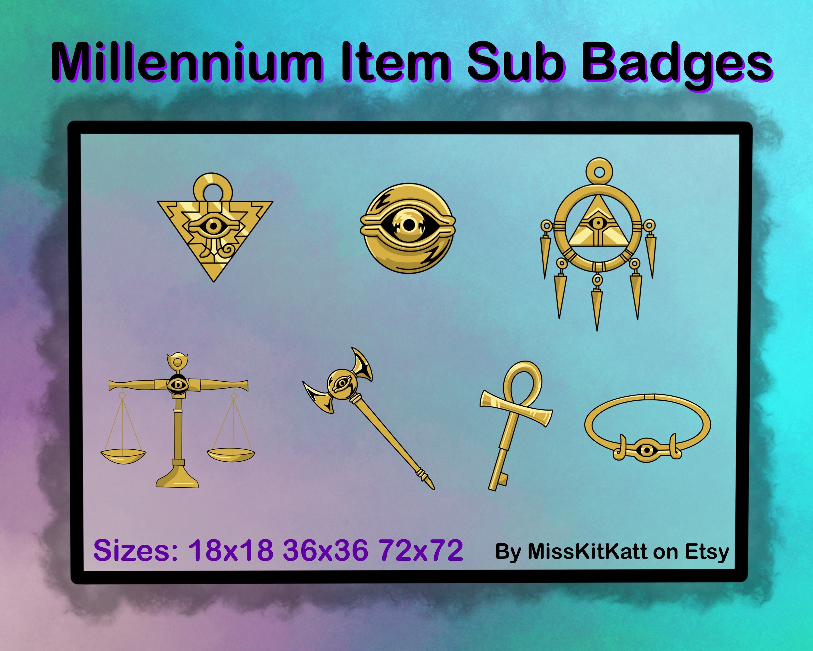 YU-GI-OH ! MILLENNIUM ITEMS COLLECTION - REPLICA 24 CARATS
