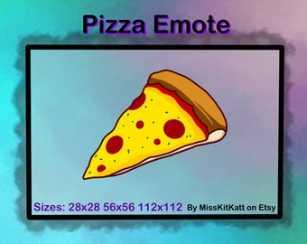 Pizza Slice Emote for Twitch/Discord (Digital Download)