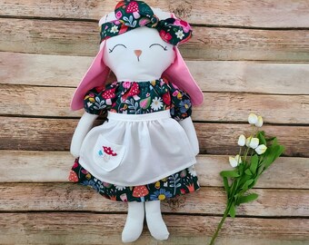 Handmade bunny doll