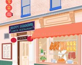 Chinatown Classic Restaurant, Instant DIGITAL DOWNLOAD