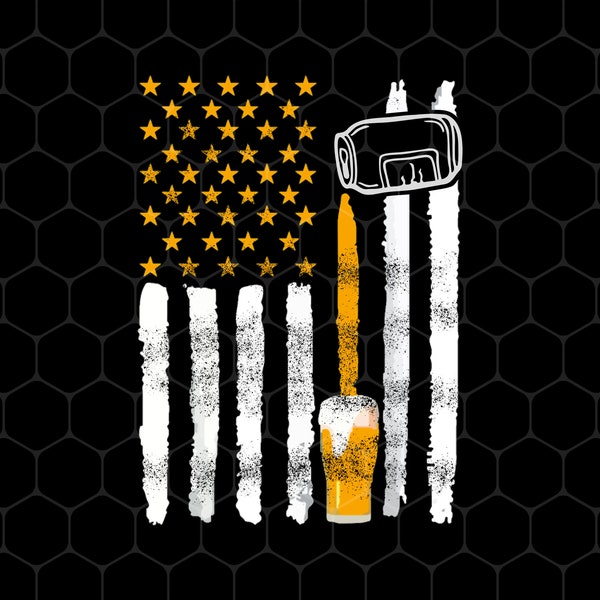 Funny Beer Png, Beer Flag Png, American Flag Png, Beer Can And Beer Png, Drunker Png, American Beer Png, Png For Shirts, PNG Sublimation