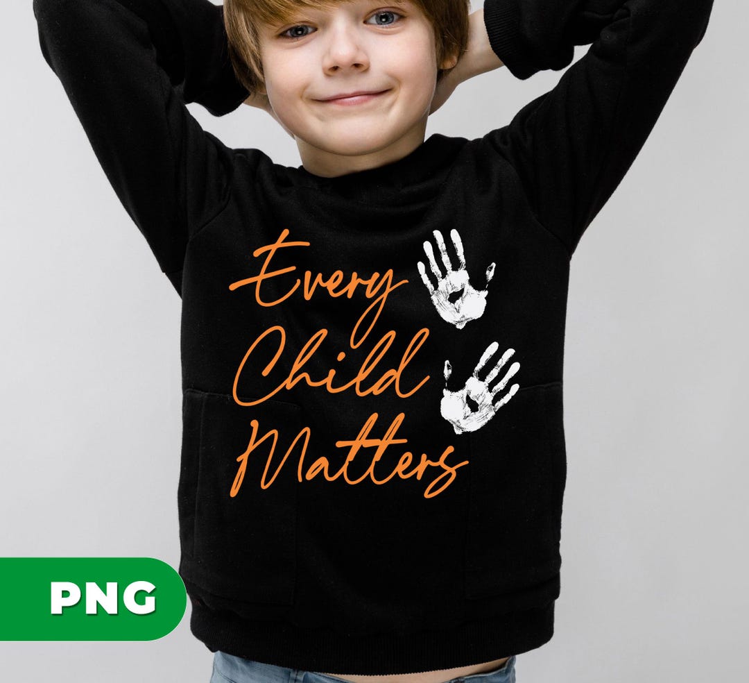Every Child Matters, Orange Shirt Day Design, Handprint Awareness ...