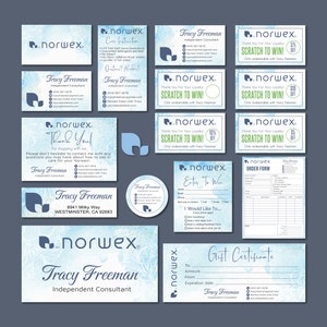 Lot marketing Norwex, cartes de visite Norwex, carte de visite Norwex personnalisée, fichier numérique, carte de visite imprimable, carte Norwex NR28